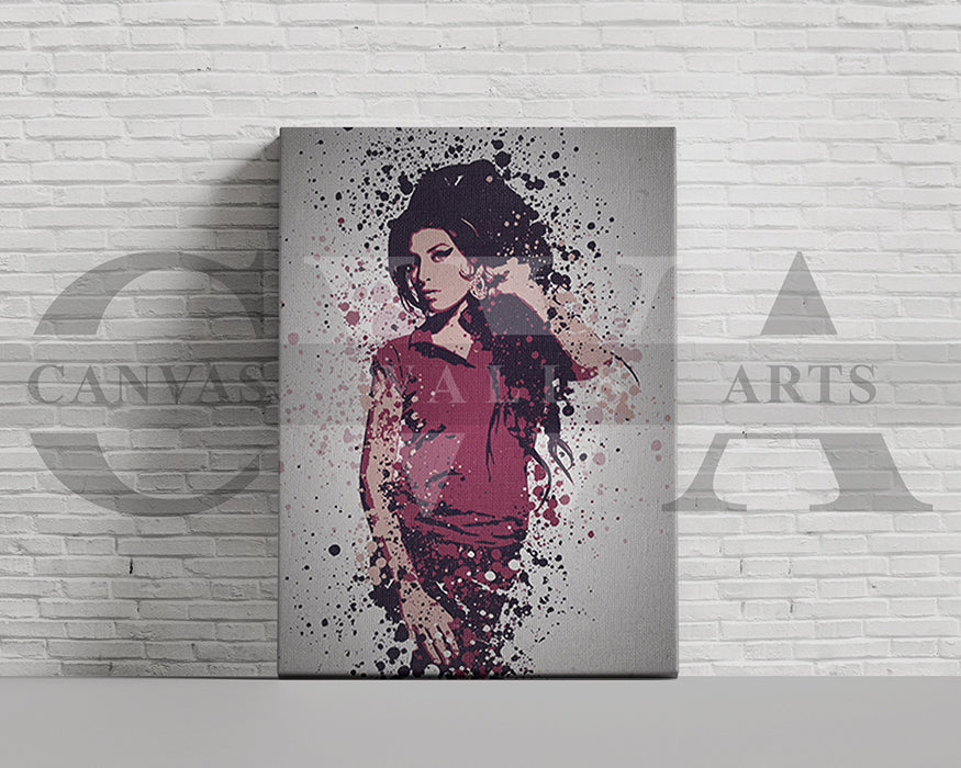 Amy Winehouse Canvas Wall Art