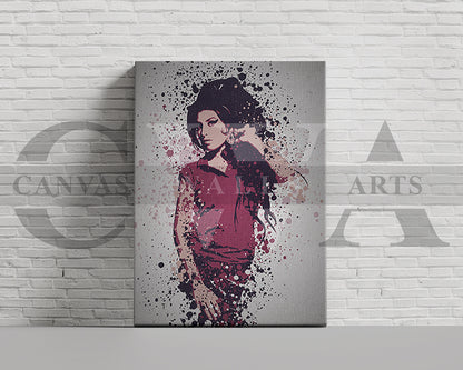 Amy Winehouse Canvas Wall Art