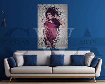 Amy Winehouse Canvas Wall Art