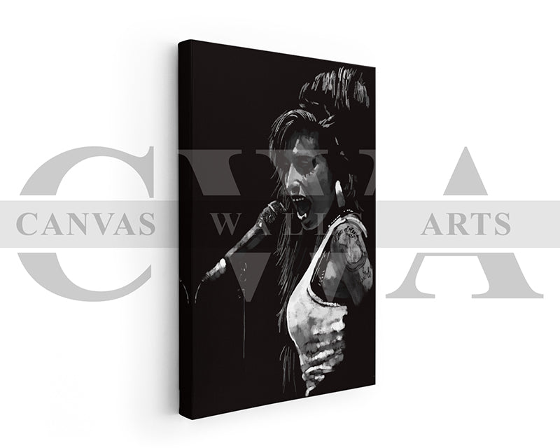 Amy Winehouse Canvas Wall Art