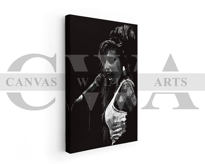 Amy Winehouse Canvas Wall Art