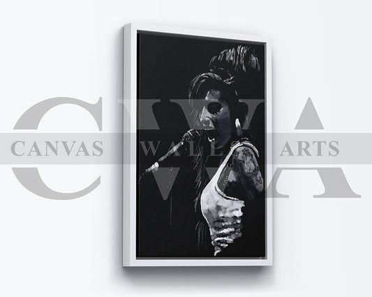 Amy Winehouse Canvas Wall Art