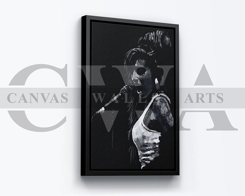 Amy Winehouse Canvas Wall Art