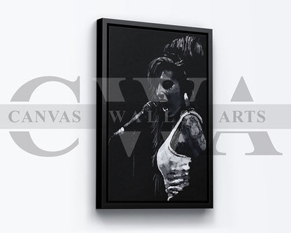 Amy Winehouse Canvas Wall Art