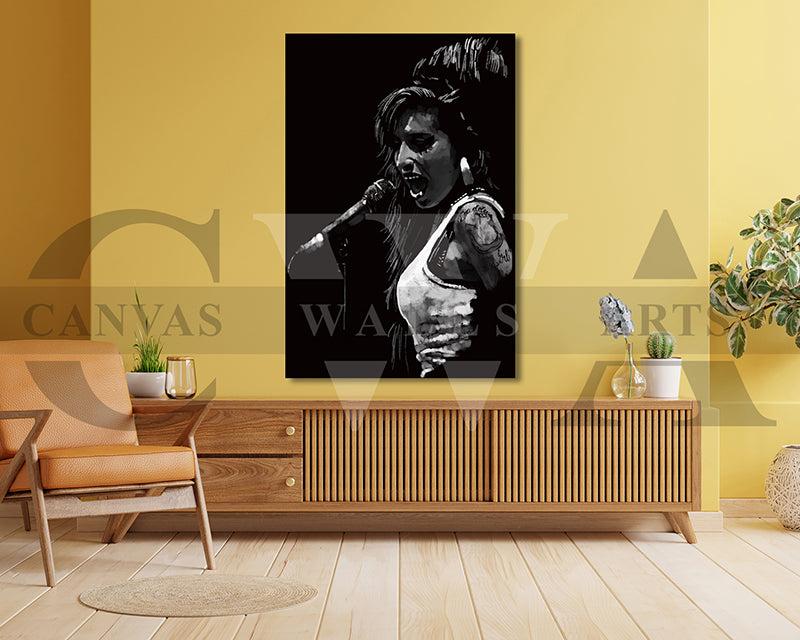 Amy Winehouse Canvas Wall Art