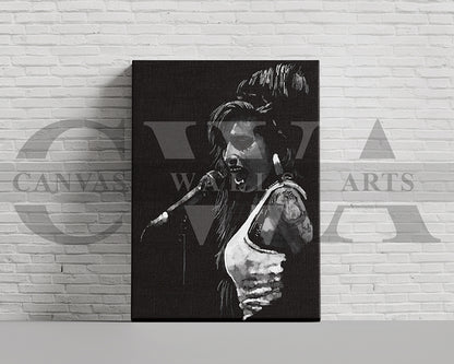 Amy Winehouse Canvas Wall Art