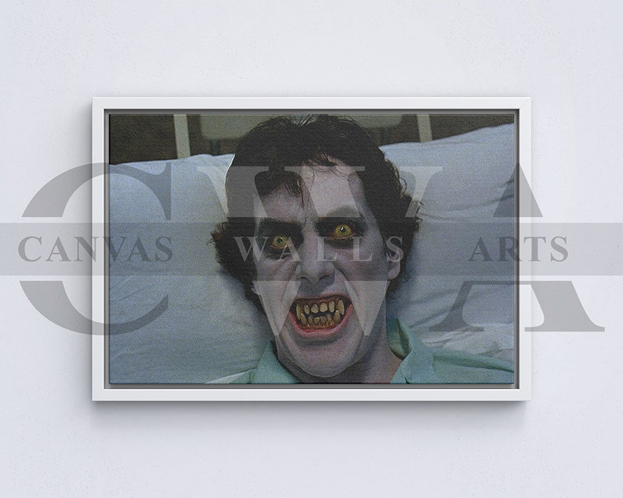 An American Werewolf in London Canvas Wall Art Abstract Movie Poster