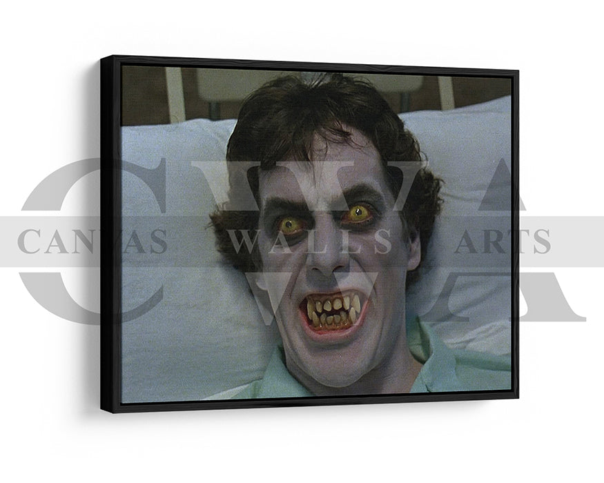 An American Werewolf in London Canvas Wall Art Abstract Movie Poster