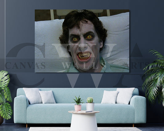 American Werewolf in London Canvas Wall Art Abstract Movie Poster Print