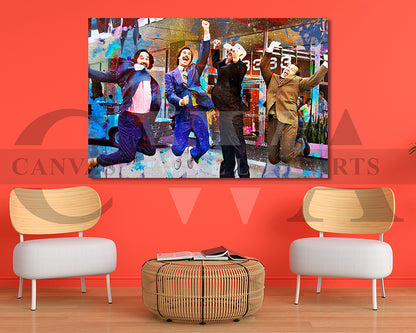 Anchorman Canvas Wall Art Abstract Movie Poster Print