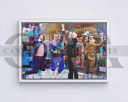 Anchorman Canvas Wall Art Abstract Movie Poster Print