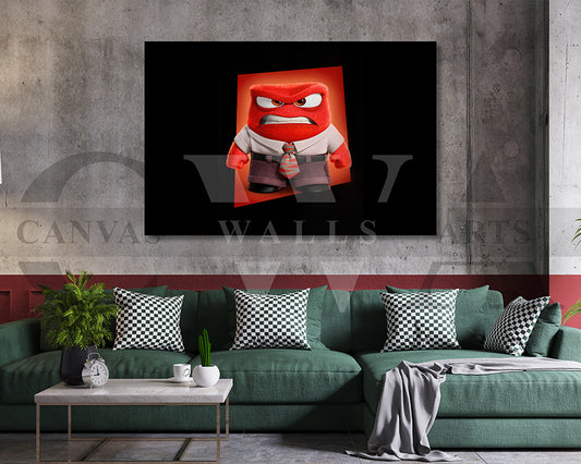 Anger Canvas Wall Art