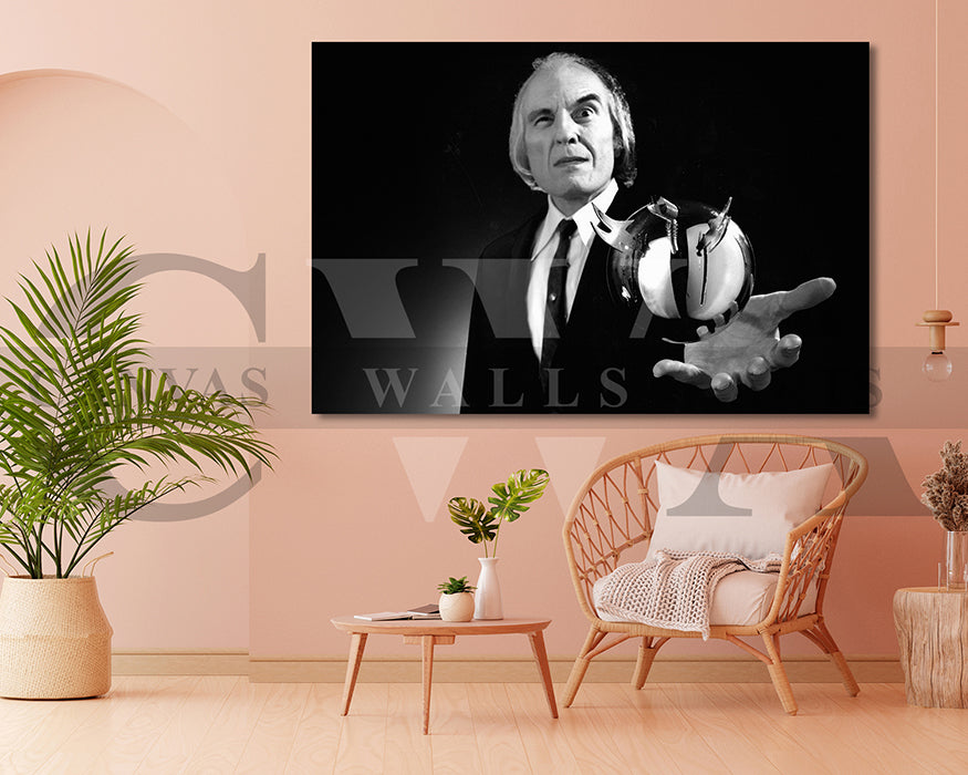 Angus Scrimm Canvas Wall Art Abstract Movie Poster Print