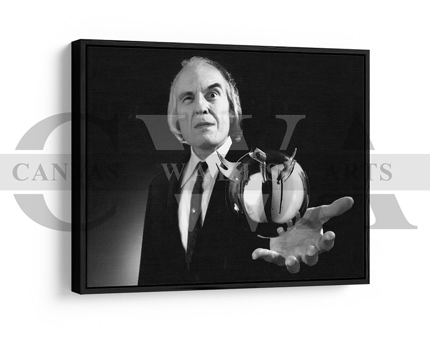 Angus Scrimm Canvas Wall Art Abstract Movie Poster Print