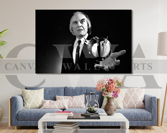Angus Scrimm Canvas Wall Art Abstract Movie Poster Print