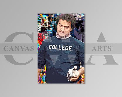 Animal House Canvas Wall Art Abstract Movie Poster Print