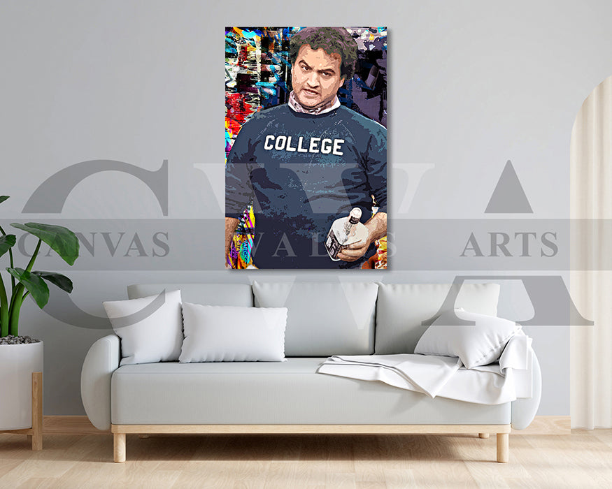 Animal House Canvas Wall Art Abstract Movie Poster Print