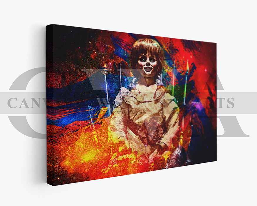 Annabelle Canvas Wall Art Abstract Movie Poster Print