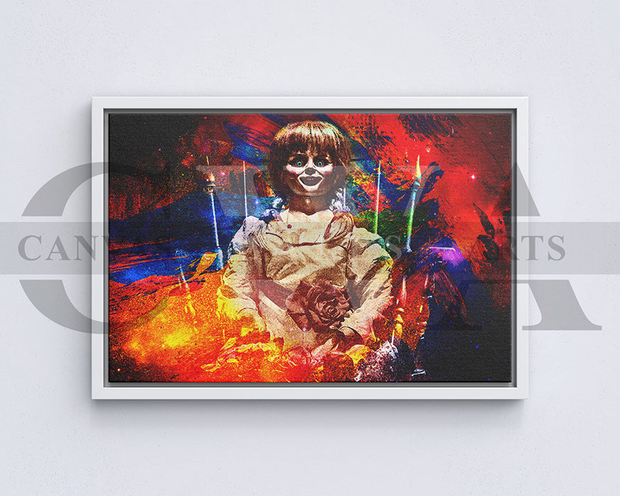 Annabelle Canvas Wall Art Abstract Movie Poster Print