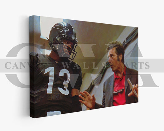 Any Given Sunday Canvas Wall Art Movie Oil Painting Canvas Print