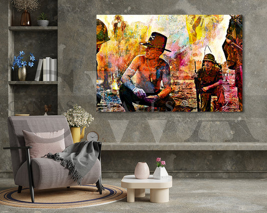 Apocalypse Now Canvas Wall Art Abstract Movie Poster Print