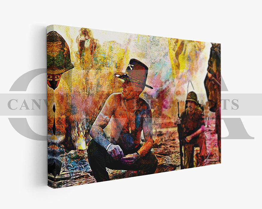 Apocalypse Now Canvas Wall Art Abstract Movie Poster Print