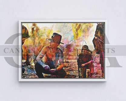 Apocalypse Now Canvas Wall Art Abstract Movie Poster Print