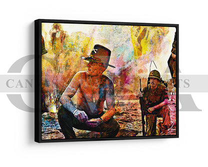 Apocalypse Now Canvas Wall Art Abstract Movie Poster Print