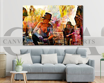 Apocalypse Now Canvas Wall Art Abstract Movie Poster Print
