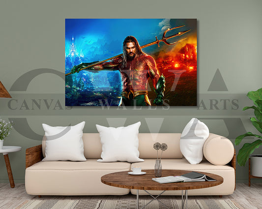 Aquaman And The Lost Kingdom Canvas Wall Art
