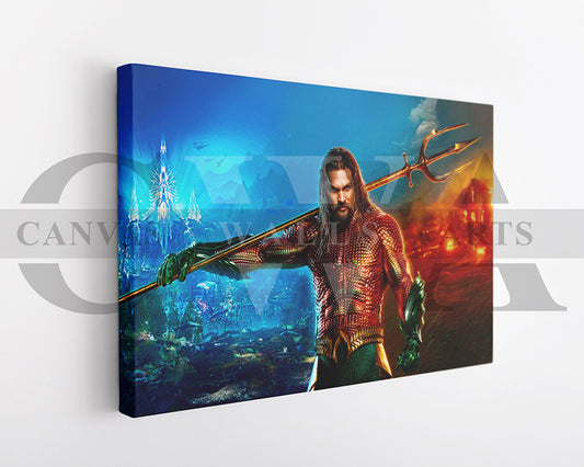 Aquaman And The Lost Kingdom Canvas Wall Art