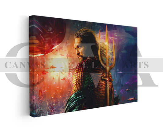 Aquaman And The Lost Kingdom Canvas Wall Arts