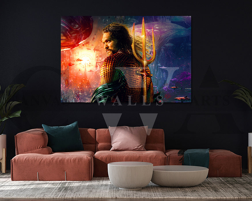 Aquaman And The Lost Kingdom Canvas Wall Arts