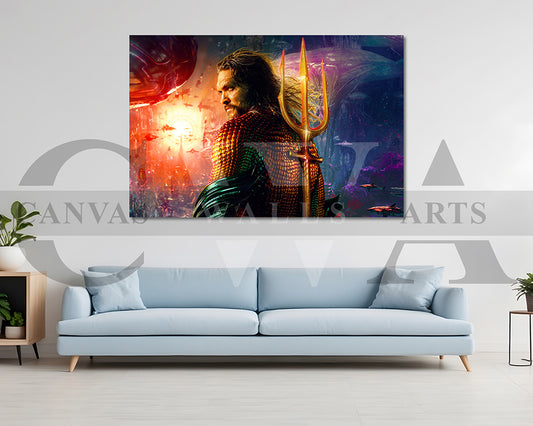 Aquaman And The Lost Kingdom Canvas Wall Arts