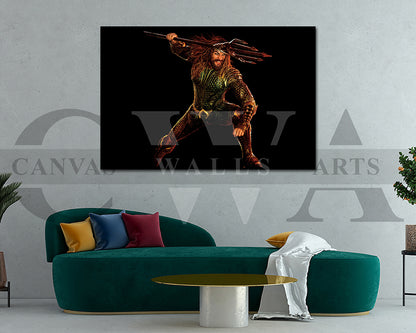 Aquaman Canvas Frame