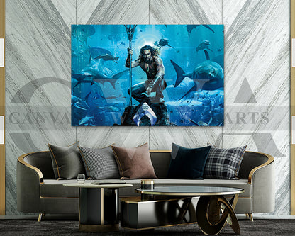 Aquaman Canvas Print