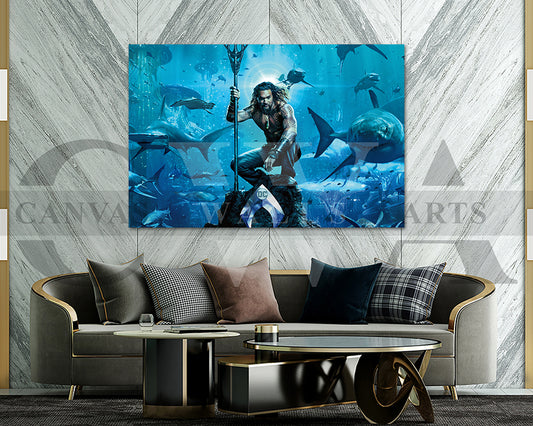Aquaman Canvas Print