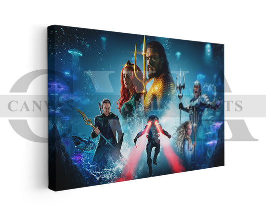 Aquaman Canvas Wall Art