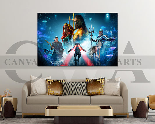 Aquaman Canvas Wall Art
