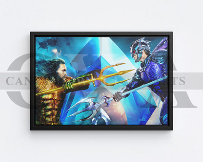 Aquaman Movie Canvas Wall Art
