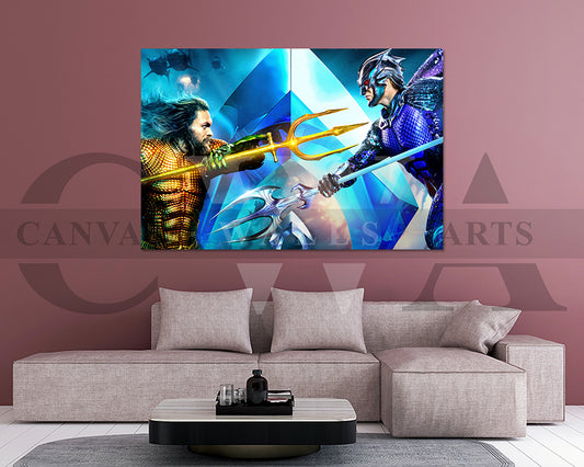 Aquaman Movie Canvas Wall Art