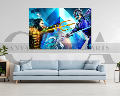 Aquaman Movie Canvas Wall Art