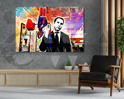 Ari Gold Canvas Wall Art Abstract Movie Poster Print