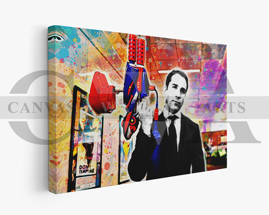 Ari Gold Canvas Wall Art Abstract Movie Poster Print