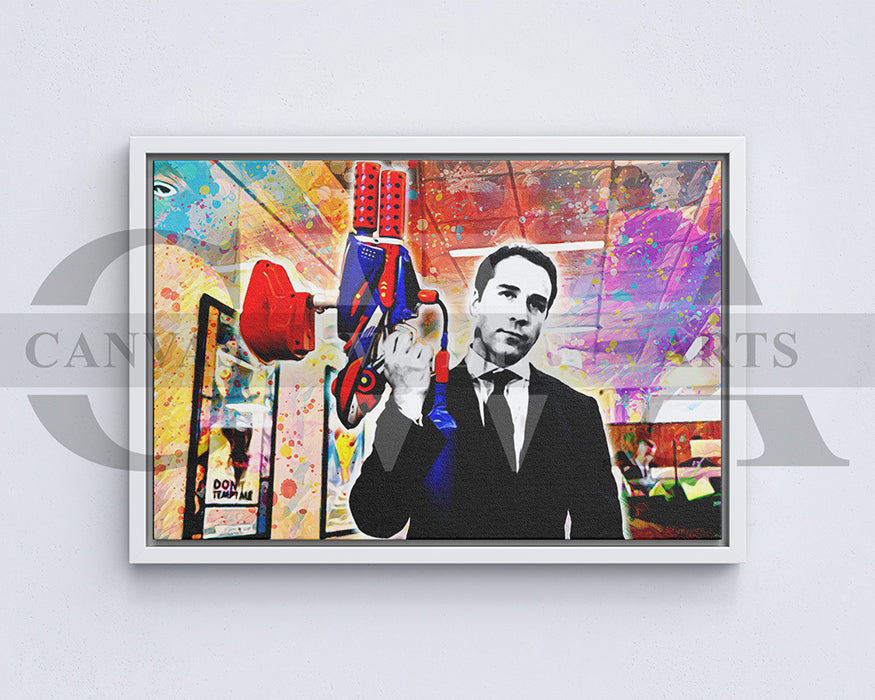 Ari Gold Canvas Wall Art Abstract Movie Poster Print