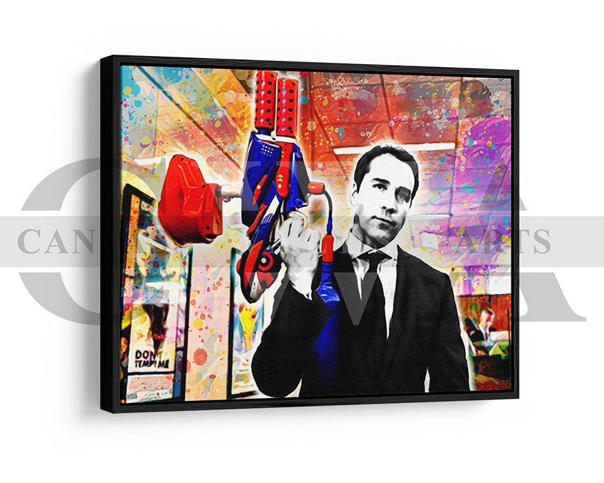 Ari Gold Canvas Wall Art Abstract Movie Poster Print