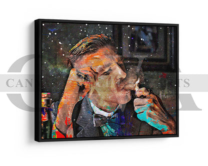 Arthur Shelby Canvas Wall Art Abstract Movie Poster Print