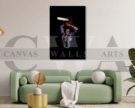 Ash vs Evil Dead Canvas Wall Art Abstract Movie Poster Frame