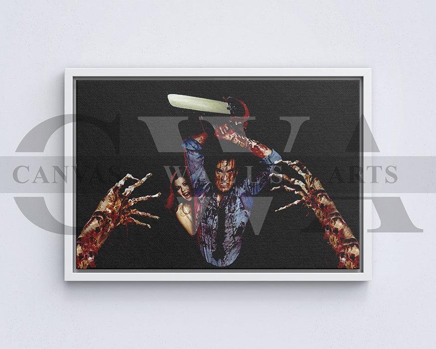 Ash vs Evil Dead Canvas Wall Art Abstract Movie Poster Print