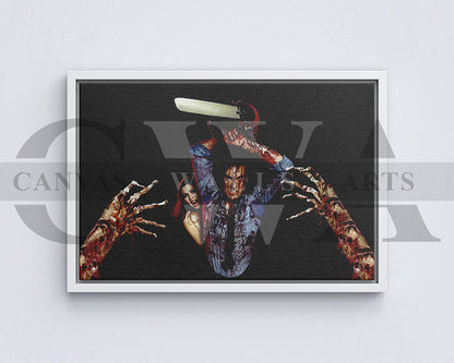 Ash vs Evil Dead Canvas Wall Art Abstract Movie Poster Print